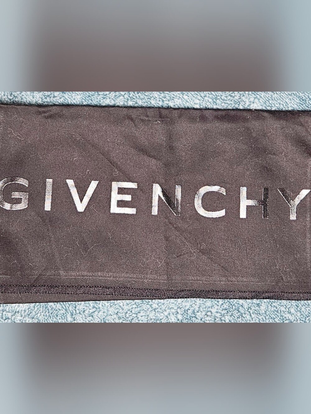 Givenchy Dust Bag Authentic Black Envelope Style White Double Lined Gloss Logo